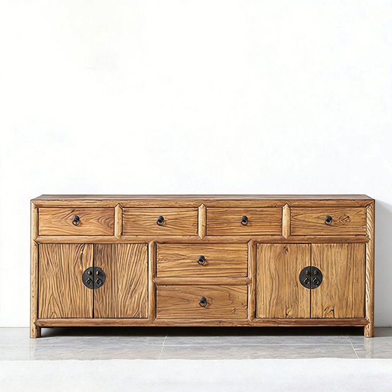 Buffet décoratif couleur cerisier rétro
