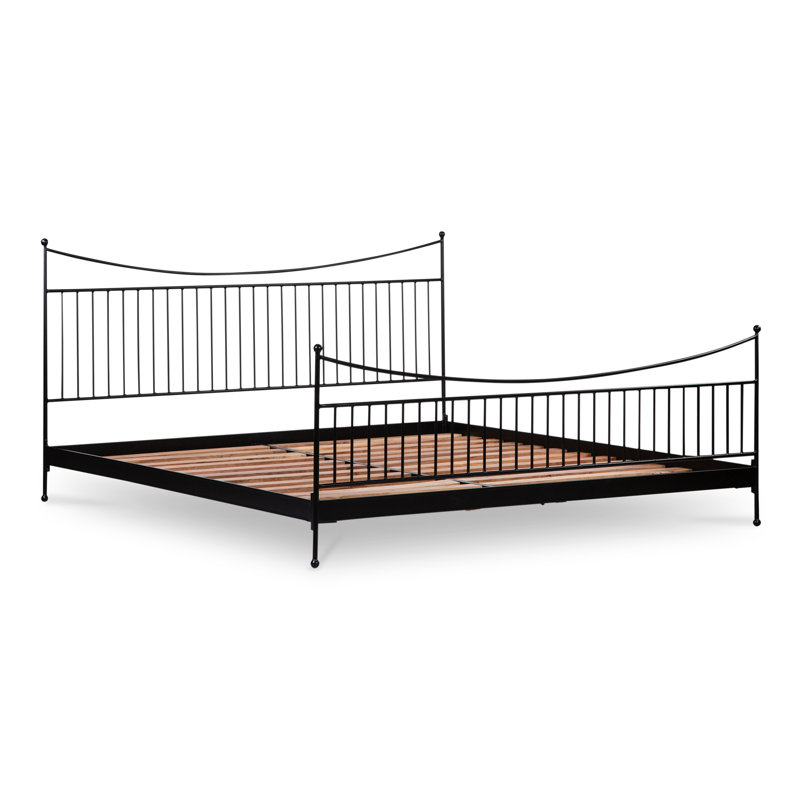 Monet Queen Bed Black, King