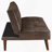 Convertible Sofa Bed With Comfortable Sinuous Spring Construction And Retro Wood Legs, Perfect For Modern And Stylish Living Spaces-444491441