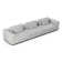 Spruce Modular Sofa Set 02 In Gris Fabric