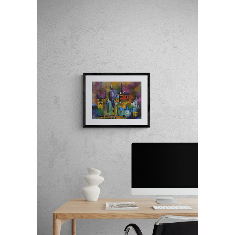 Magic City Print by Pol Ledent, 17.25" H x 21.25" W x 0.875" D