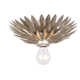 Margo Single Light Dimmable Flush Mounted Sconce