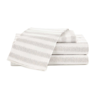 Southern Tide Whisper Stripe Gray Sheet Set