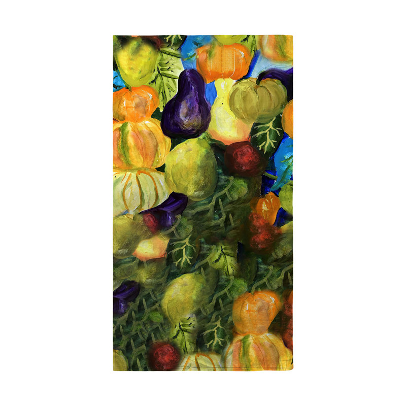 Serviette de plage Couronne Gourds II
