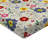 Microfiber Floral Fitted Sheet-105845881-42105525