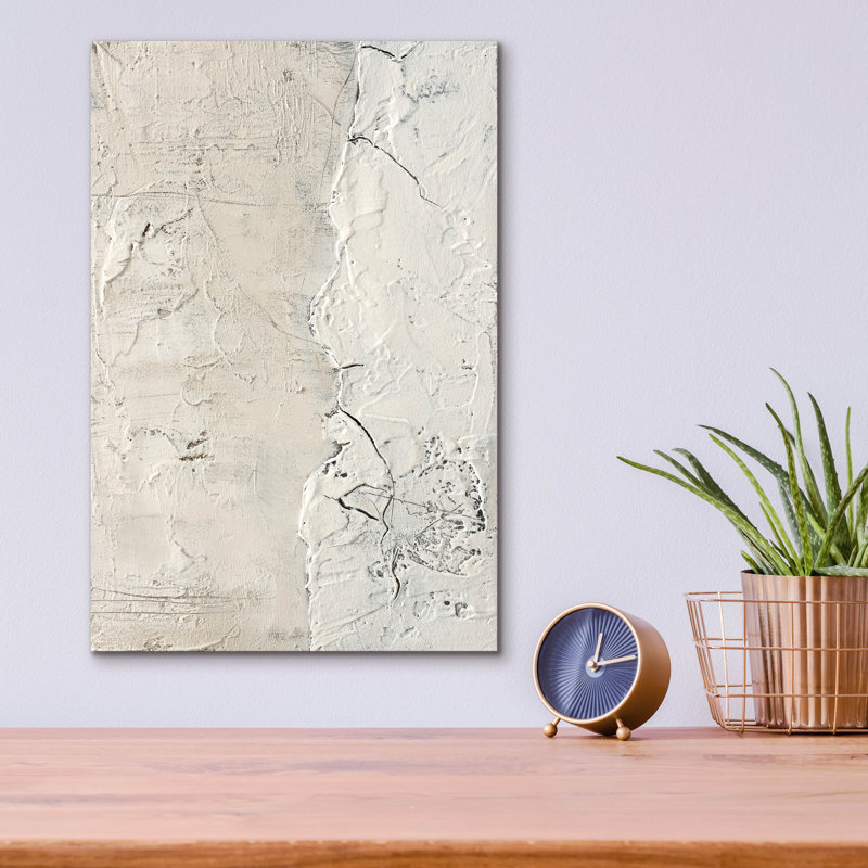  'White Surface' by Design Fabrikken Acrylic Glass Wall Art, 12" x 16"