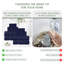 Ensemble de serviettes 12 pièces Willow - 100% coton peigné, qualité supérieure 630 g / m², bleu marine, ultra-doux et très absorbant (ensemble de 4 serviettes de bain, 4 essuie-mains, 4 serviettes de toilette)-2017716998-2017717023
