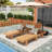 Altura 77.6" Long Reclining Chaise Lounge Set-88387390