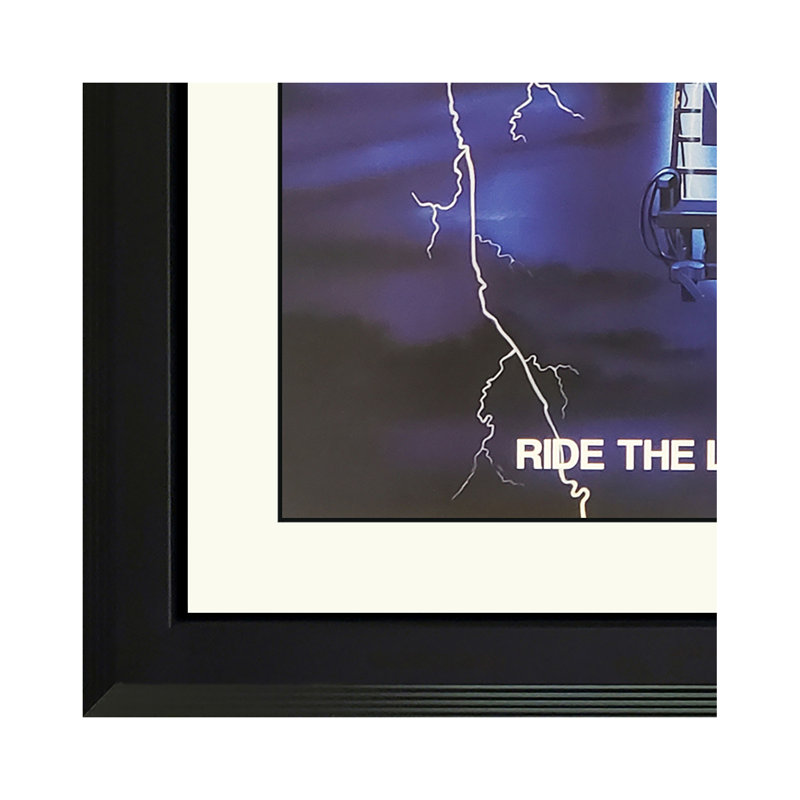 Disque vinyle encadré Metallica "Ride the Lightning" avec passe-partout blanc, Blanc