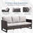 Naresa 3-Seat Patio Outdoor Sofa, All-Weather PE Wicker-1547632652-1547632656