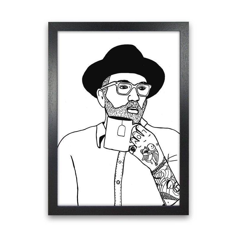 Dallas Green by Carissa Tanton - Print, 88cm H x 64cm W x 3cm D, Black Framed