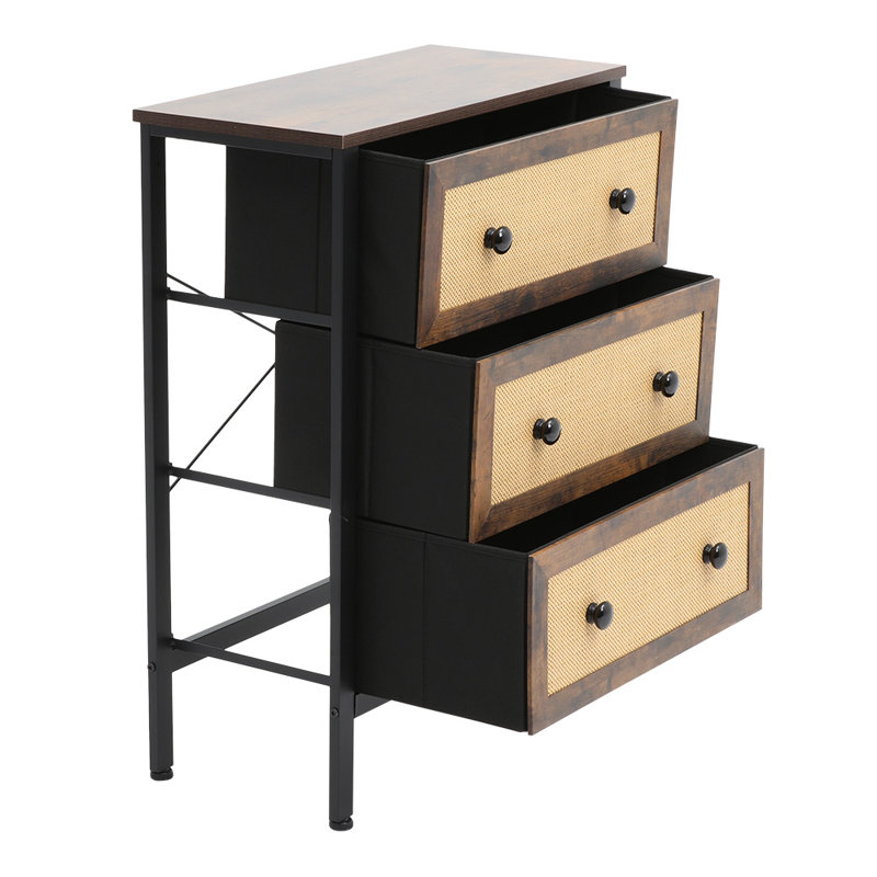 Ahnika 62cm W 3 - Drawer Chest of Drawers