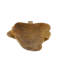 Accessoire décoratif, plateau de table 16 po, bois brun teck