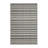 Washable Dove Gray White Striped Area Rug-1039453750