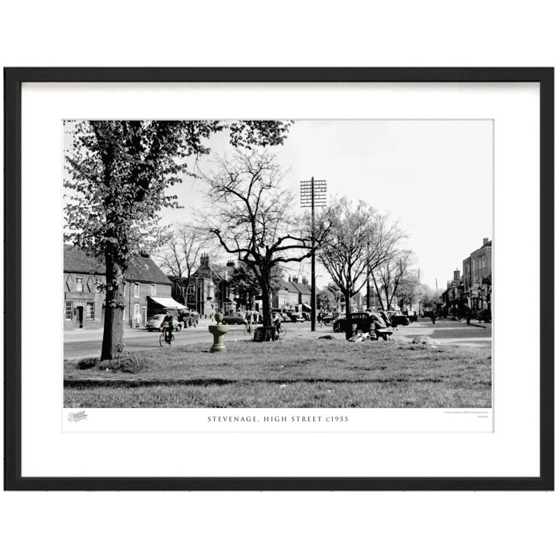 Stevenage, High Street C1955 by Francis Frith - Single Picture Frame Print, 28cm H x 36cm W x 2.3cm D