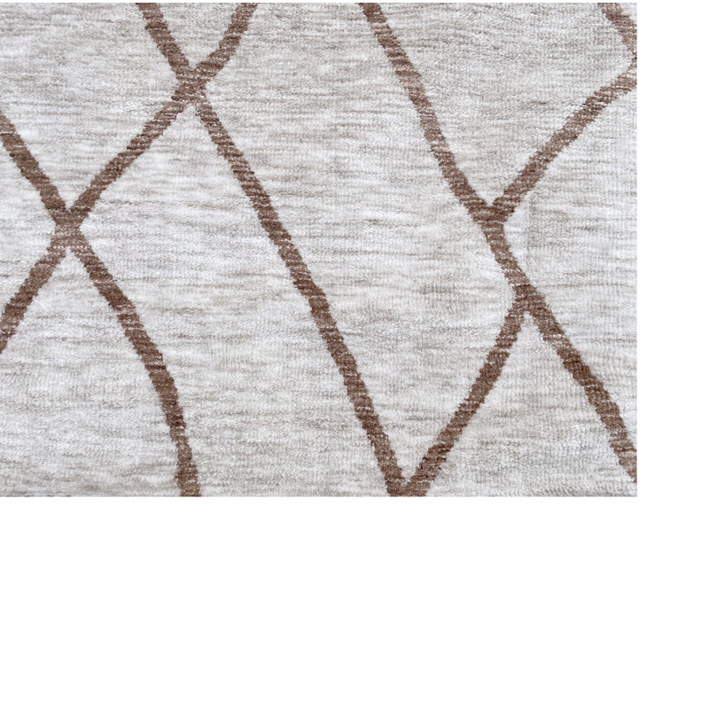 Beige Brown Stripes Striped Soft Pile Boho Farmhouse Minimal Large Area Rug, Rectangle 10' x 13'