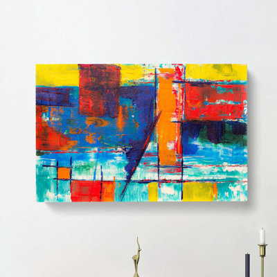 Abstract Art Painting Vol.292 by S.Johnson - Wrapped Canvas Painting