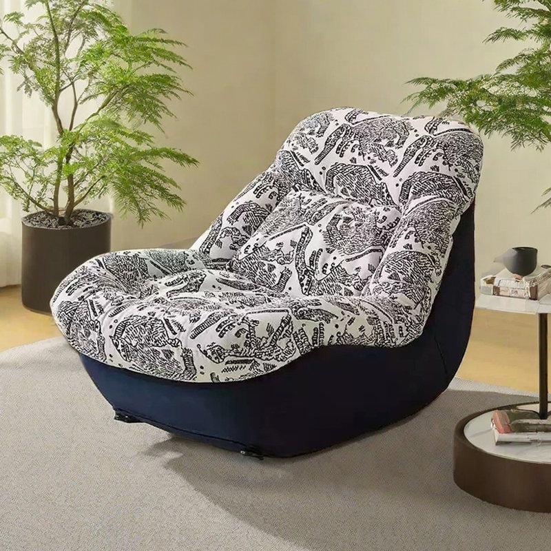 Chaise berçante à coussin amovible Comfy