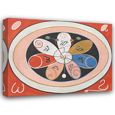 «Evolution, No. 15, Group Iv, the Seven-Pointed Stars» par Hilma Af Klint, reproduction d'art sur toile tendue