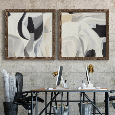" The Search I " 2 - Pieces Painting Print