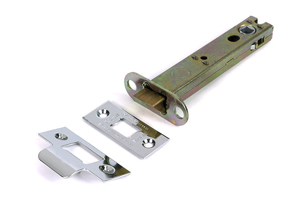 Aged Brass 5" Heavy Duty Latch, Polished Stainless Steel