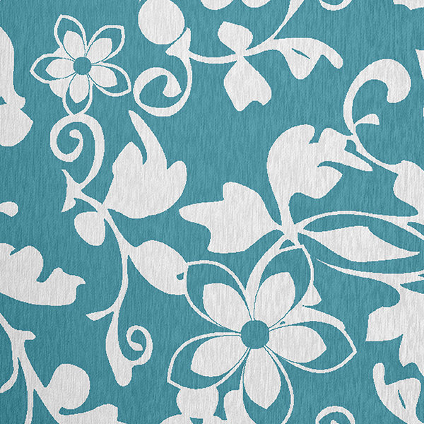 Chenille Floral Indoor Rug