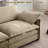 Living Room Set, corduroy Sofa, corduroy fabric, For Living Room-102438654