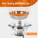 5QT Chafing Dish Buffet Set 4 Pack with Glass Lid, Round Stainless Steel Chafer for Catering