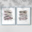 Impression encadrée Layers on Layers I-Premium - prêt à être accroché - aucun clou requis - aucun clou requis-54098086-54098087