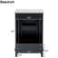 Meuble-lavabo moderne 20 po, lavabo en céramique, grande capacité de rangement, petite armoire à fermeture en douceur de 20 po avec lavabo - portes élégantes-121099517