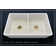 32.75" L x 19.88" W Double Basin Farmhouse Kitchen Sink with Accessories