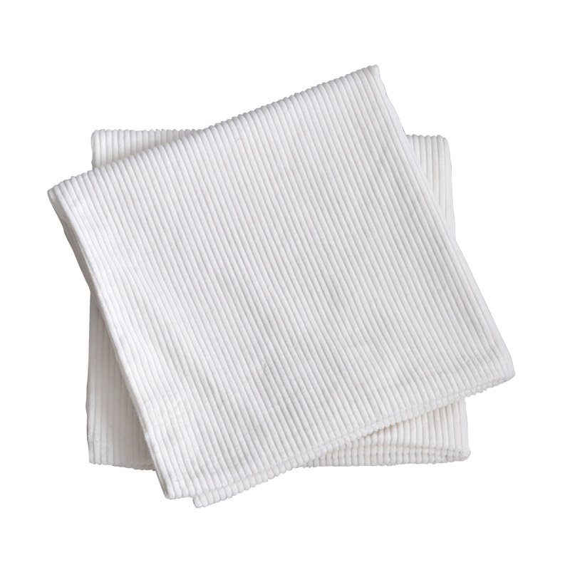 Housse de coussin carrée, Blanc antique, 20 po X 20 po