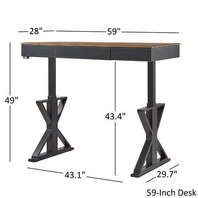 Mela Yes Standing Desk & Reviews | Birch Lane