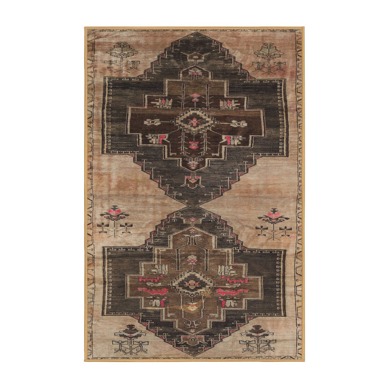 Arnau Southwestern Indoor Rug, Square 4'