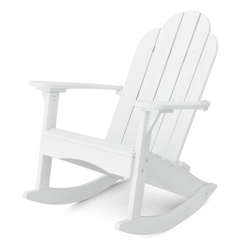 Chaise berçante classique Adirondack, Blanc