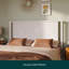 Base de lit avec tête de lit Vivian DELUXE - bois d'acacia-797625062-775379059