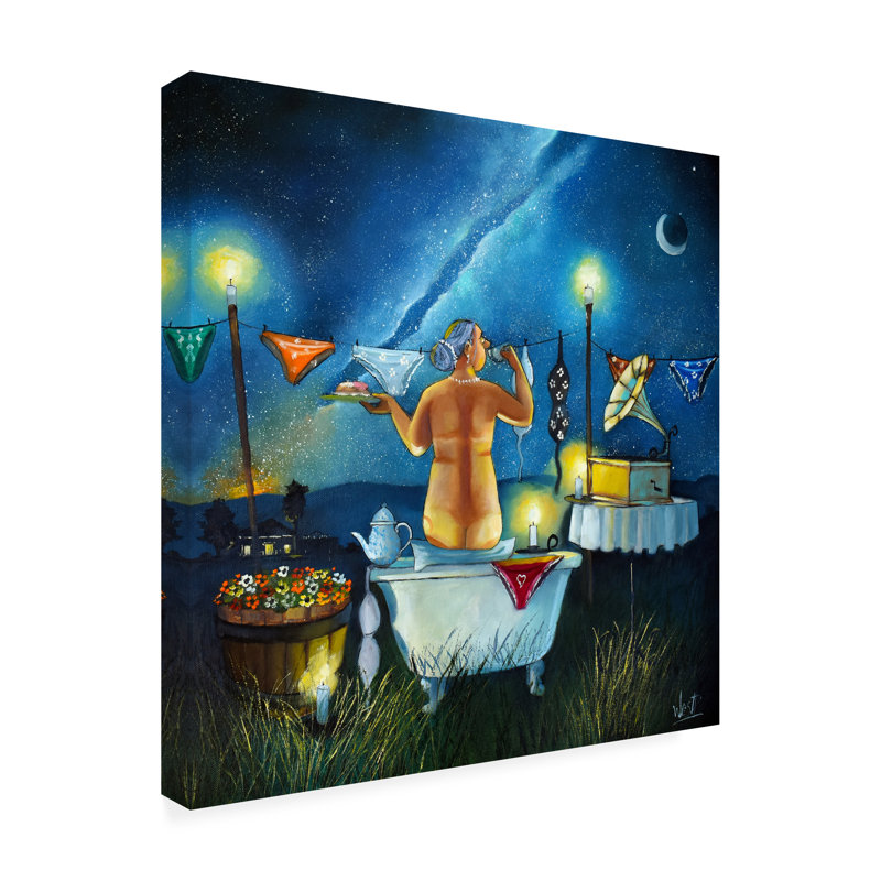 Art sur toile «Bachelor, Ronald West Sian et les étoiles», H 14 po x l 14 po