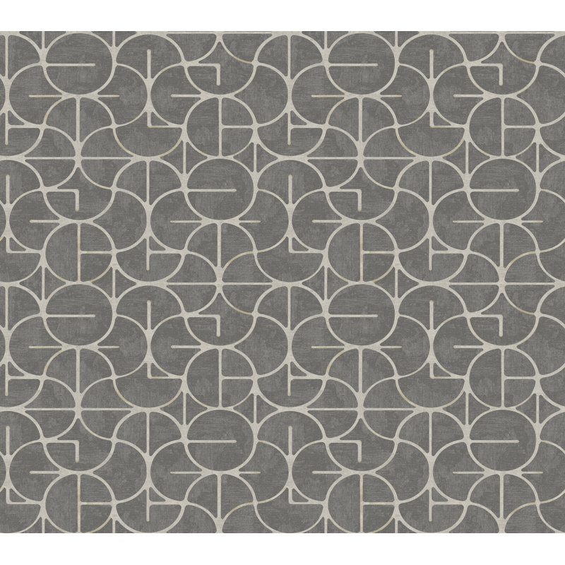 Papier peint Teddy, Gris anthracite