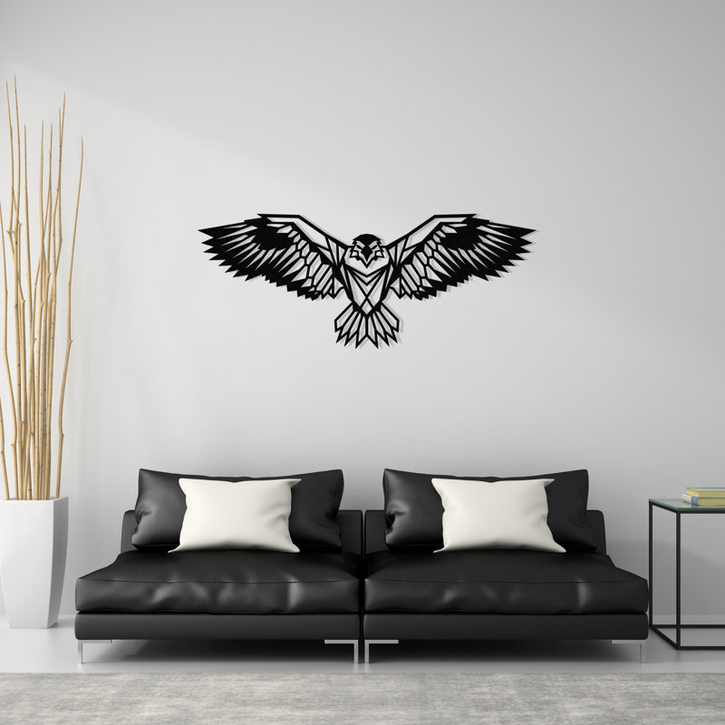 Stunning Decorative Metal Wall Accessory, Black Finish, 39.4 x 17.3 inches | 100% Metal Construction, Thickness: 0.05 inches | Perfect for Home Décor, Modern Aesthetic, Durable and Stylish Design