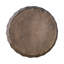 Table basse moderne 32 po, table de campagne avec base en losanges brillants -1738485602