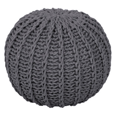 Cleeve 50 cm W Cotton Round Ottoman
