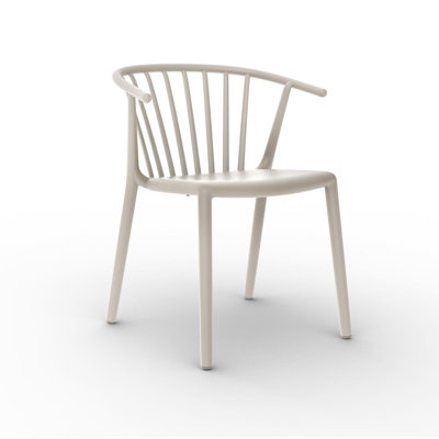 Woody Stacking Patio Dining Armchair