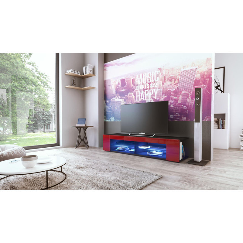 Killion TV Stand for TVs up to 60", Burgundy