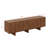 Retro Wood Grain TV Stand, Wavy Door Media Console With Dual Storage Cabinets-123041196