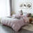 Ensemble de housse de couette réversible en coton 3 pièces. Tissu 100% coton percale. Prélavé doux. Lavable à la machine.-77930152-77930150