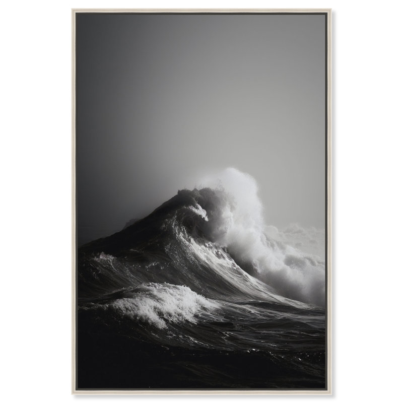 Tectonic Flow I Print by Oliver Gal, 55"H x 37"W, Silver Floater Frame