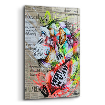 Ebern Designs « Visionary 2 » par Taka Sudo, œuvre d'art murale en verre acrylique, 40,6 cm x 61 cm