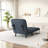 Versatile Convertible Chair Bed with Adjustable Backrest and Pillow for Home and Office