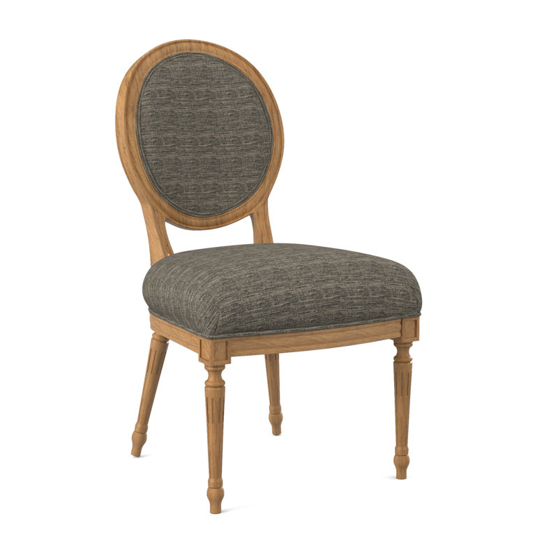 Dauphin Dining Chair, Amber, Filigree Ivory