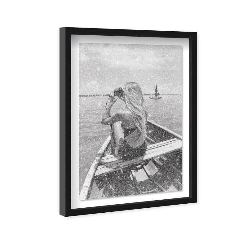 Frame Of Solitude Print by Oliver Gal, 31.5"H x 21.5"W, Black Shadowbox